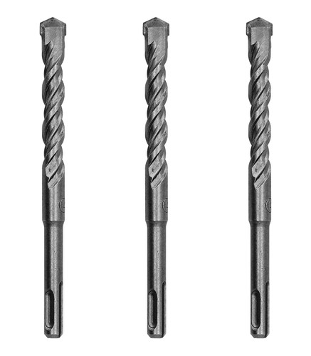 SDS-Plus punta trapano per martello rotante set 3 pz carburo punta per muratura calcestruzzo - Foto 19 di 34