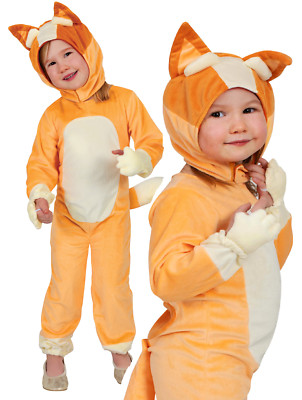 Bingo Kinderkostüm Blau Fancy Dress Outfit Offiziell 2-4 Jahre
