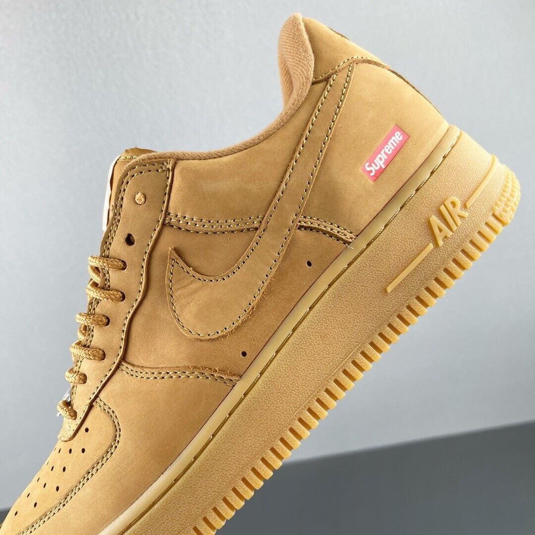 Size 7 - Nike Air Force 1 Low SP x Supreme Wheat 2021 Size 7 - Nike Air Force 1 Low SP x Supreme Wheat 2021