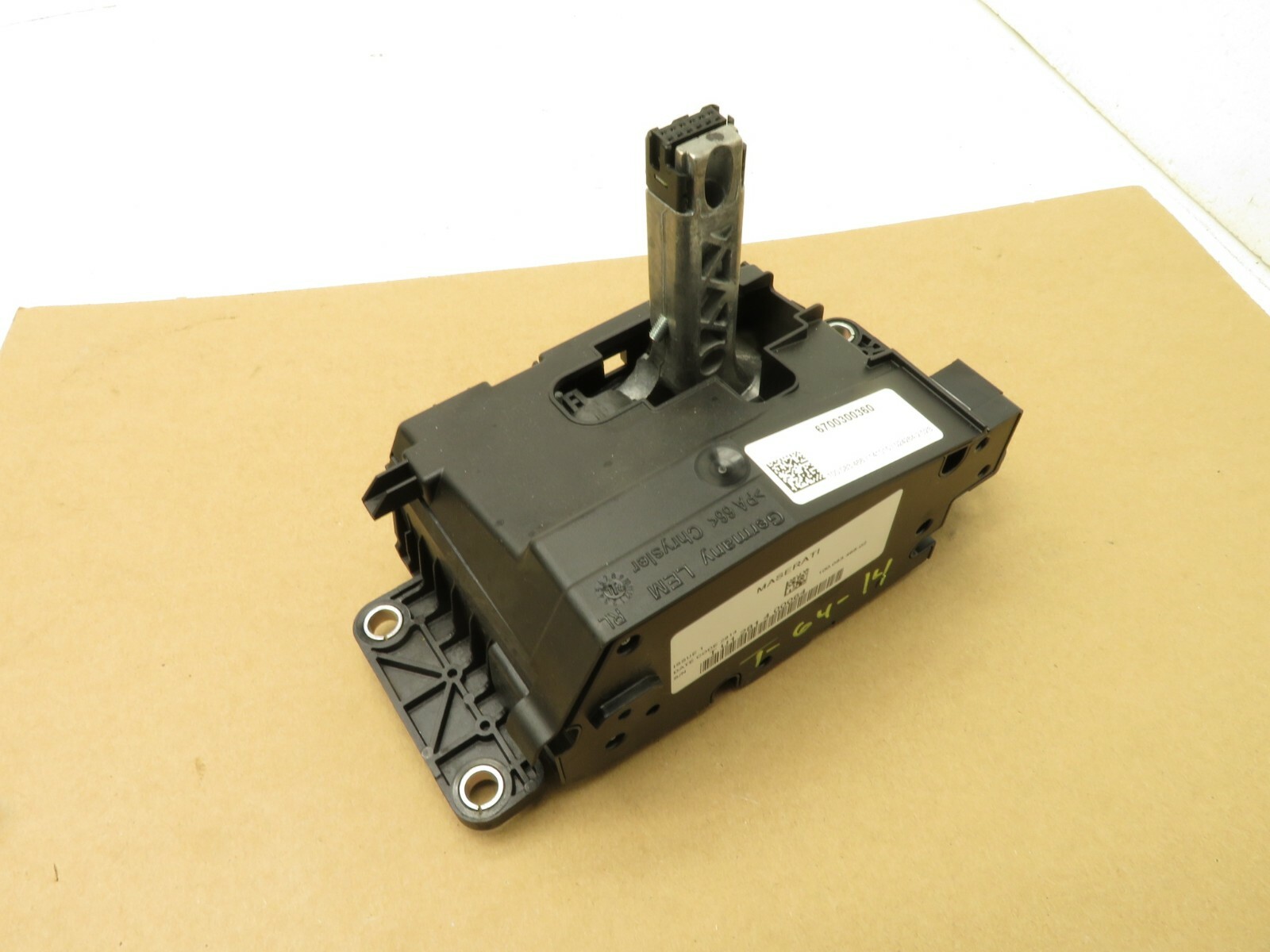 2014-2017 MASERATI GHIBLI SQ4 3.0L AUTOMATIC TRANSMISSION SHIFTER GEAR BOX OEM