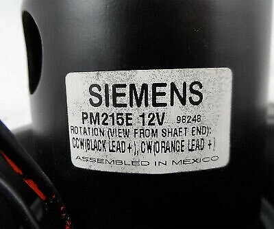 Motor soplador calentador/ac pm215e siemens p/n: pm215e se adapta a muchas aplicaciones Ford 73-03 OEM Foto 4 de 4
