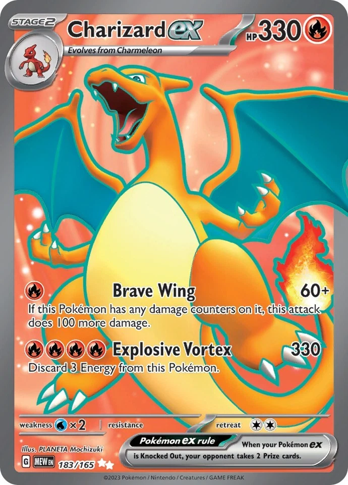 Charizard ex 183/165 Sv: Scarlet & Violet 151
