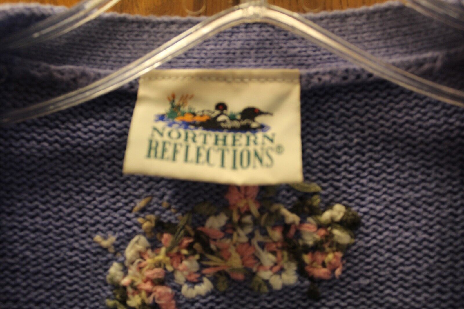 WOMENS SZ M NORTHERN REFLECTIONS PURPLE EMBROIDER… - image 2