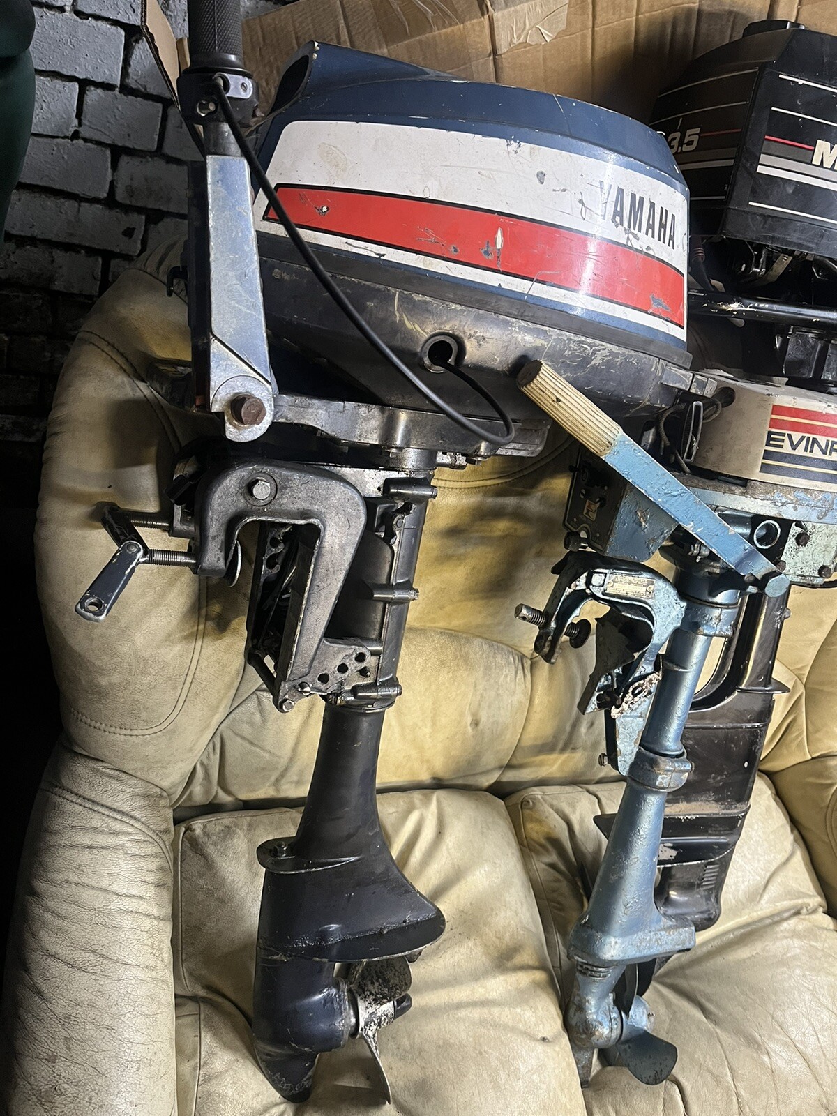 Outboard boat engine job lot yamaha 5hp mercury 3.5hp evinrude 2hp eBay