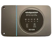 WindyNation 30 Amp Dual Use DC to DC Battery Alternator Charger with MPPT Solar