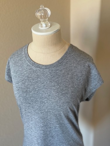 JOIE MUJER Lamisa 100% Algodón Camiseta Playa Encubrimiento Vestido XS Gris Jaspeado $148 - Imagen 5 de 10