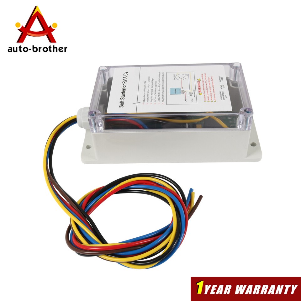 Soft Starter Kit For RV Air Conditioners – Enables Easy Startup On Generators Or Shore Power, 1-Year Warranty