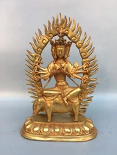 Bronze gilded statue of the Moritz Heavenly Buddha,