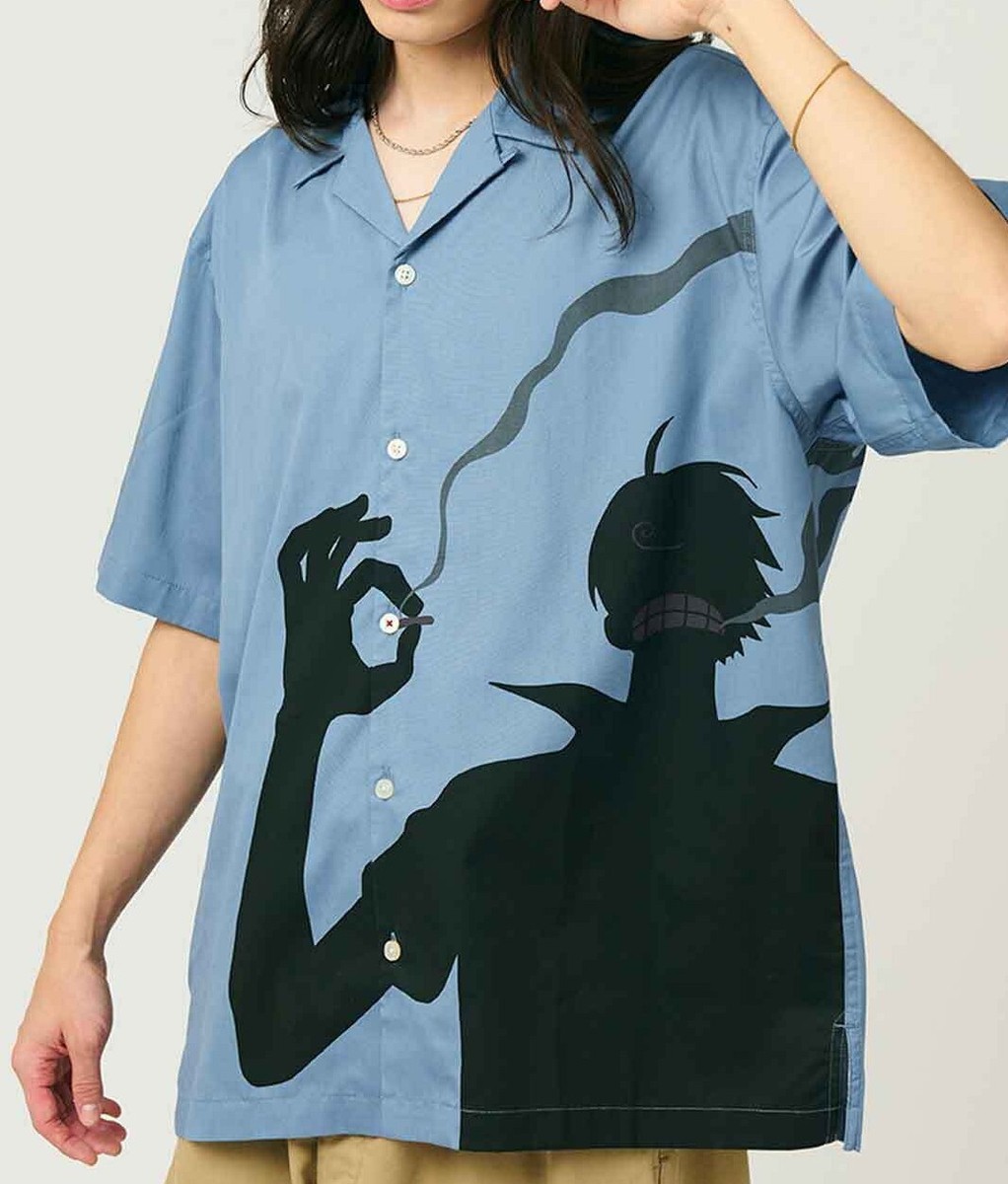 【GENERAL IDEA】レディース Shirring Shirts One-Piece GINGER One Piece Printed T-shirt | Blue
