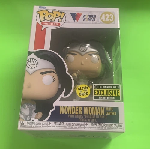 Funko Wonder Woman 423 White Lantern GITD Glow entertainment earth