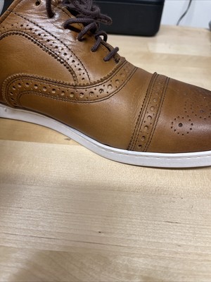 Allen Edmonds Strand Sneaker in Walnut Brown Leather Men display picture 3