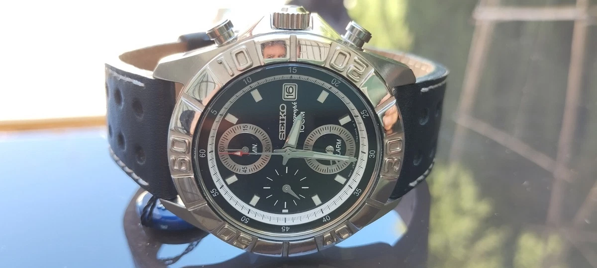 Seiko chronograph cheap ebay