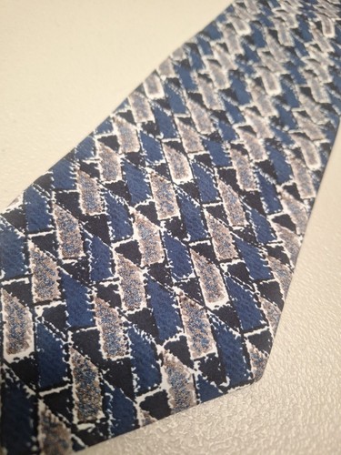 Mens Puritan Blue Gray Neck Tie Suit Tie - Picture 2 of 3