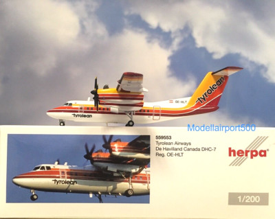 Herpa Wings 1:200  Havilland DHC-7  Tirolern Airways   559553 Modellairport500