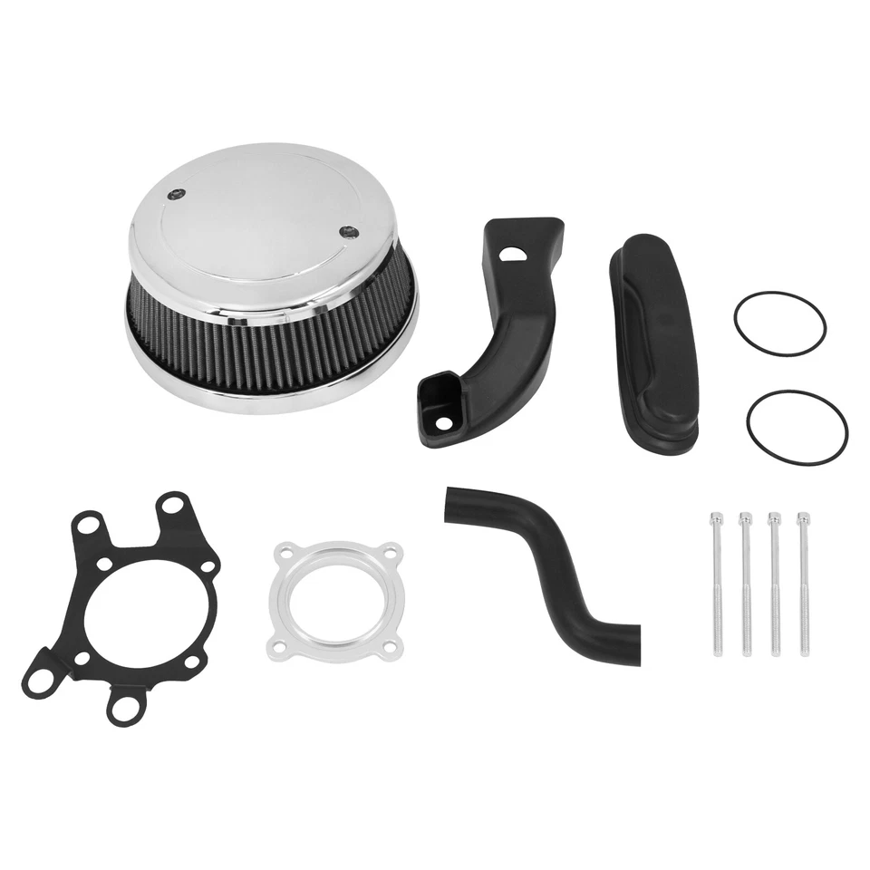 Filtro de aire cromado de alto flujo para Indian Chief Chieftain Roadmaster 14-21 Foto 2 de 4