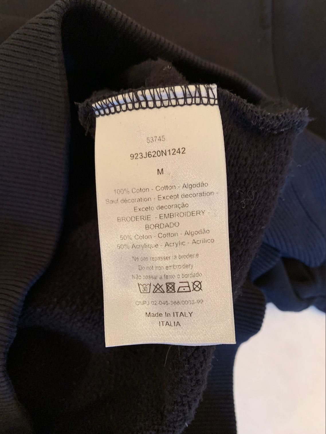 Dior x Kaws black crew sweatshirt Medium M Med 48 exclusive image 5