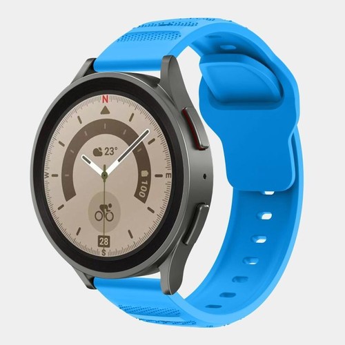 Strap For Samsung Galaxy Watch 6 5 4 Sports Silicone Band Backbuckle Square Pin - Zdjęcie 17 z 32