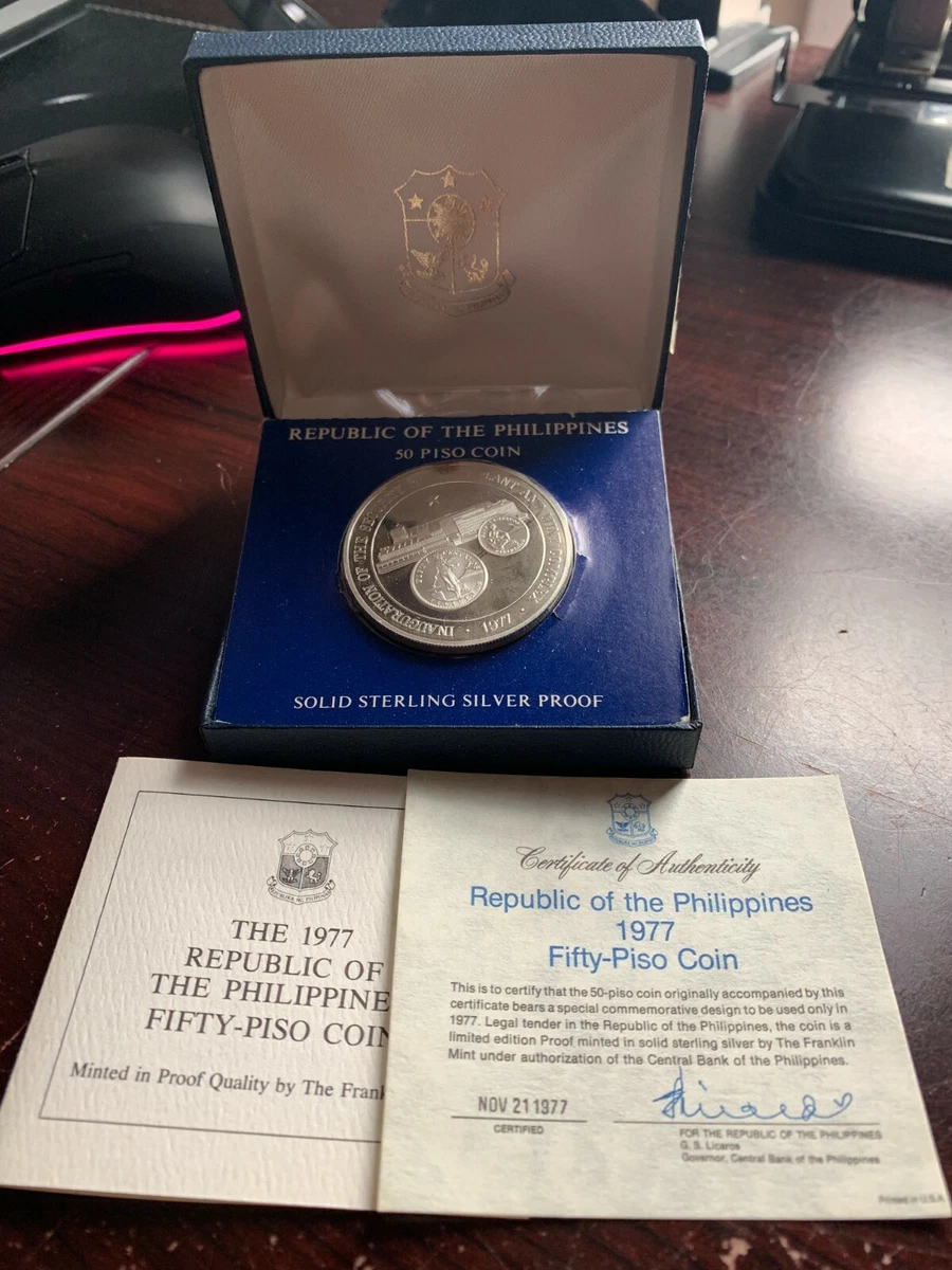 Silver 1977 Republic of the Philippines Coins (1946-Now) for sale