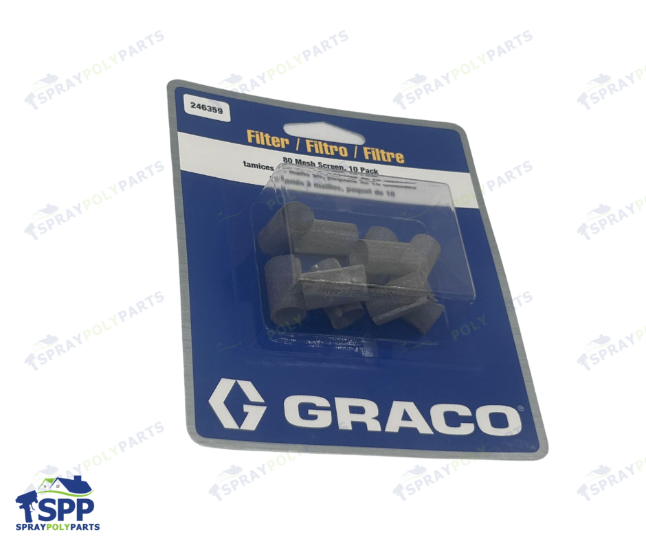 246359) Screens, 80 Mesh 10 Pack - Original Graco Fusion Air