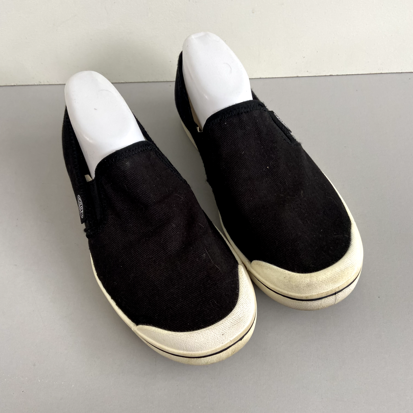 Scarpe uomo Keen taglia 8 5 EU 41 Eldon mocassini facili da slip on sneakers tela nere