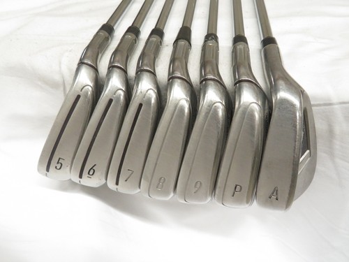 Used Taylormade M6 Iron Set 5-PW,AW NSPro 950GH Stiff Steel Shafts S - Picture 2 of 8