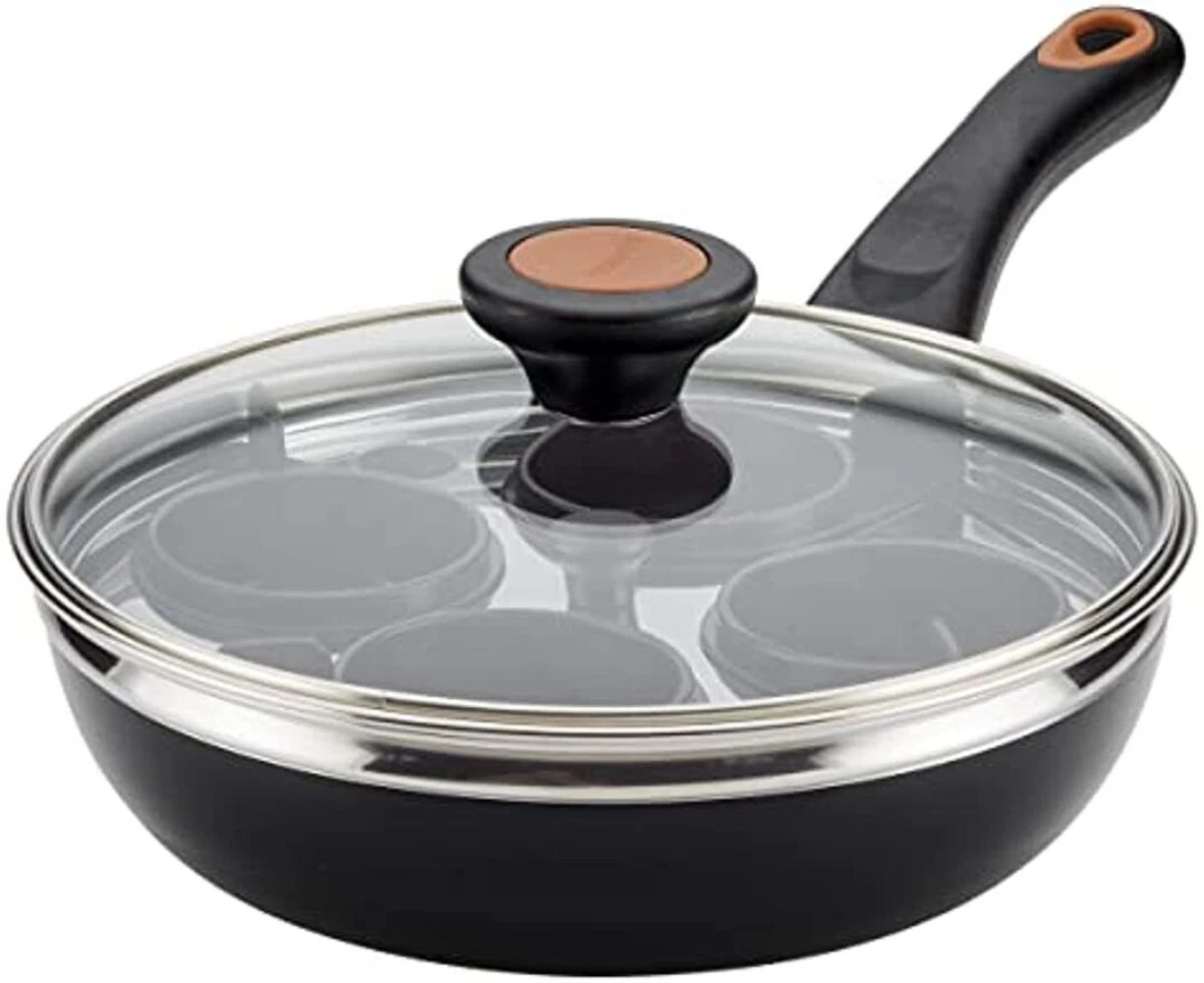 Farberware Ceramic Nonstick Egg Poacher Pan/Skillet with Lid,4 Poaching Cups NEW
Opens in a new wind