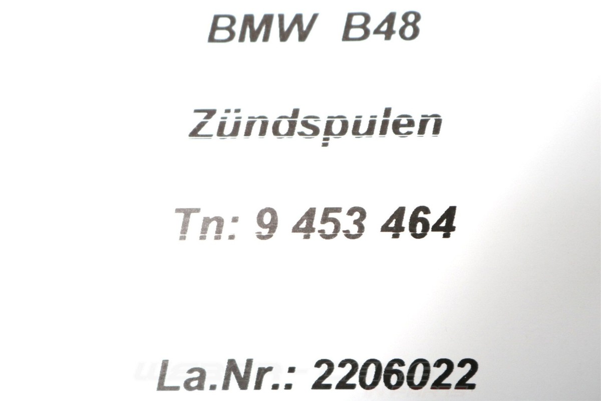 9453464 4 St BMW B48 Ignition Coil for 2.0L 4 Cylinder Otto Motor  