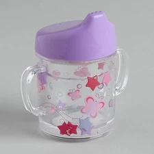 Essential Home Butterfly Sippy Cup, 3 Ct