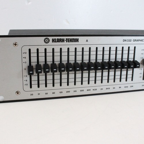 Klark Teknik DN332 Dual Channel 16-Band Graphic Equalizer Used - Picture 2 of 7
