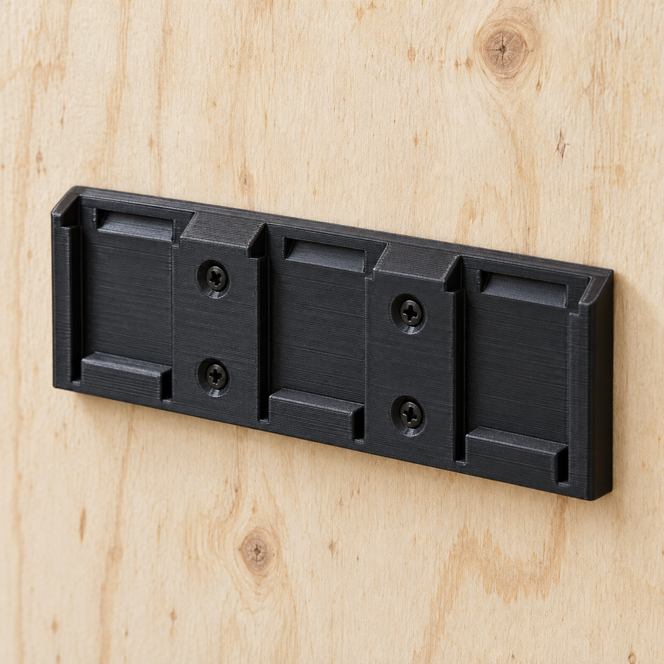 Battery Wall Mount Holder for Erbauer EXT 18V Single Double Triple ...