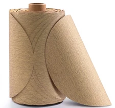 100PCS 6" Gold 180 Grit Self-Adhesive Sanding Discs for Wood & Metal