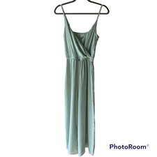 Wilfred Aritzia Melodie Jumpsuit Wide Leg Cropped Light Pastel Green Size S