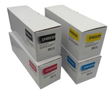 4 Pack Toner CF400X CF401X CF402X CF403X for HP 201X M252 M277 New