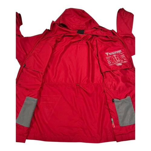 SCOTTeVEST SeV TEC Pack XL Red Lightweight Hooded Windbreaker Travel Jacket - Picture 17 of 18