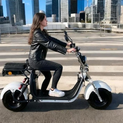 Shansu CP-1 E-Scooter Elektro Roller Shopper Straßenzulassung 45kmh weiß Edel