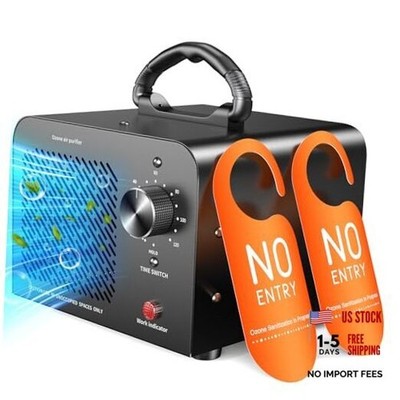 Ozone Generator 48,000mg, Commercial Ozone Machine Odor Removal, High Black
