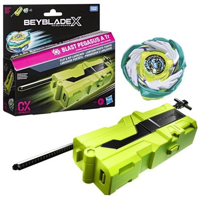 Beyblade X Blast Pegasus A Tr Clip & Rip Launcher with Takara Tomy