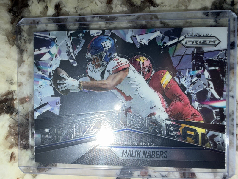 Panini Prizm Malik Nabers Prizm Break Insert #5 New York Giants NFL