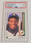 1989 Upper Deck #1 Ken Griffey Jr. Star Rookie Psa 9 Mint CENTERED Clean Card