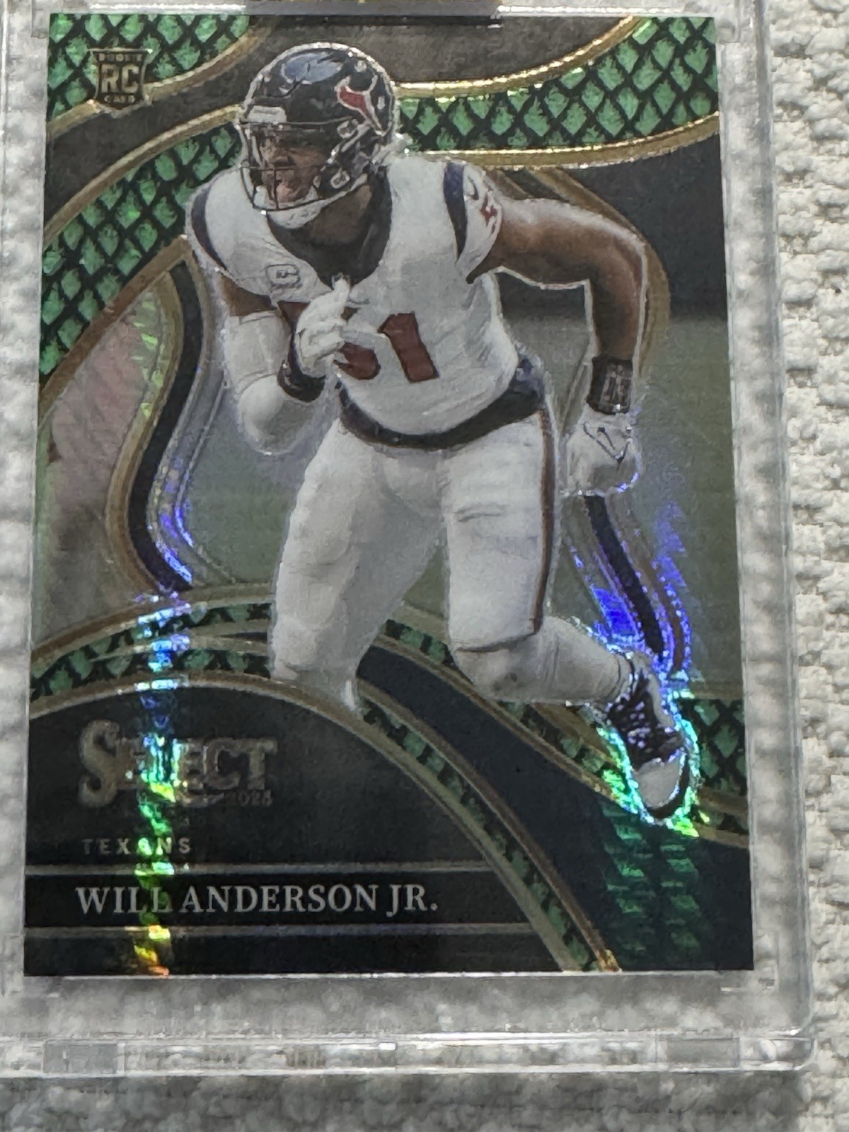 2023 Panini Select -Club Level Will Anderson jr #207 Dragon Scale Prizm /70 (RC)