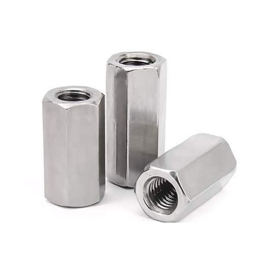 Gewindemuffen Sechskant Edelstahl V2A Langmuttern Verbindungsmutter M10-M24 - Picture 6 of 50