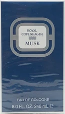 ROYAL COPENHAGEN MUSK EAU DE COLOGNE SPLASH FOR MEN 8.0 Oz / 240 ml JUMBO SIZE!