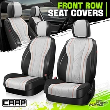 CAAP Driven Touring Series Front Row Set Seat Covers Cushion Protector Grey