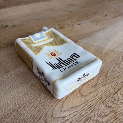 marlboro lights ashtray aschenbecher Keramik Porzellan Vintage Rar Sammler