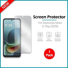 B2G1 FREE For Motorola Moto G Play 2026 Screen Protector w/ cloth