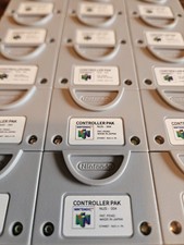 Nintendo 64 N64 Controller Pak NUS-004 FRAM MOD Memory Card Pack NO BATTERY 