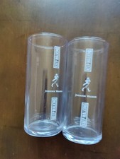 Johnnie Walker Glass Keep Walking Highball Glasses, White Logo - Two Pack