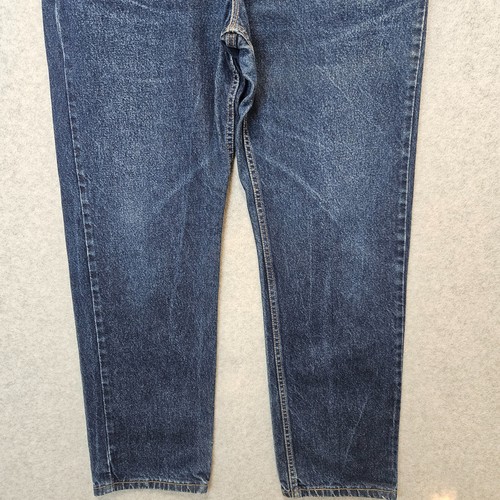 Vtg Y2K Levis 505-0216 Jeans Mens 36x32 (Fits 34x32) Straight Reg USA Dark Wash - Picture 3 of 14