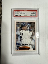 Topps 2012 Miguel Cabrera #200 PSA 10 Detroit Tigers Baseball Card