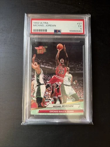 Michael Jordan Fleer Ultra 27 1992 Psa 5